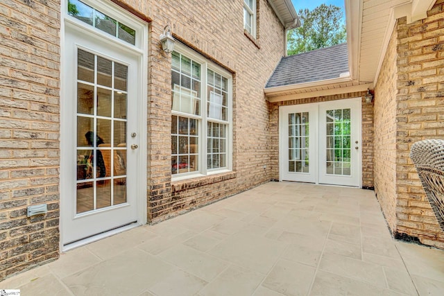 8 Knob Creek Ct, Greer, SC 29651 - view of patio / terrace with french doors
