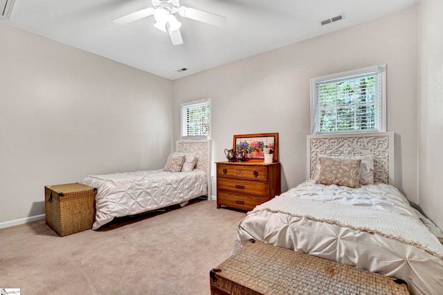8 Knob Creek Ct, Greer, SC 29651 - carpeted bedroom with a ceiling fan and baseboards