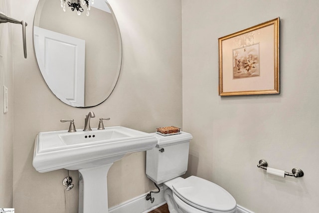 8 Knob Creek Ct, Greer, SC 29651 - bathroom with baseboards and toilet