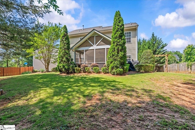 3 Clifford Ct, Simpsonville, SC 29681 - back of house with a sunroom