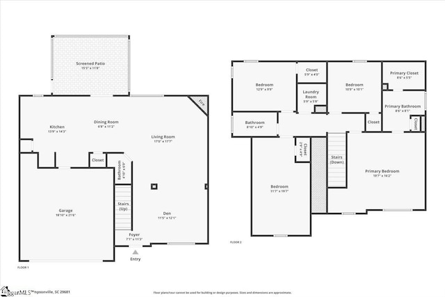 3 Clifford Ct, Simpsonville, SC 29681 - room layout