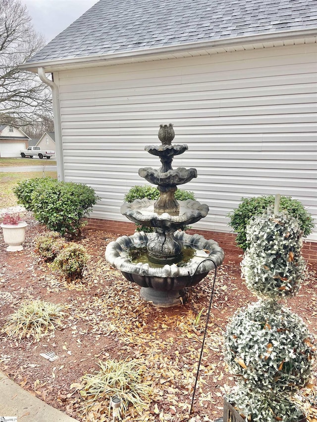 191 Amberwood Dr, Anderson, SC 29621 - exterior view of a shingled roof, a downspout, and gutters