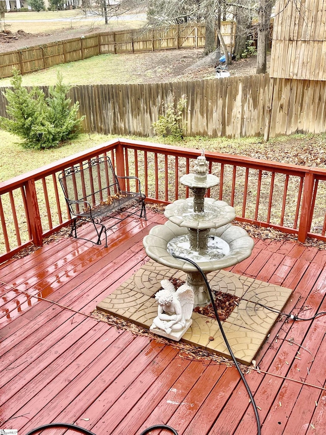 191 Amberwood Dr, Anderson, SC 29621 - deck with a fenced backyard
