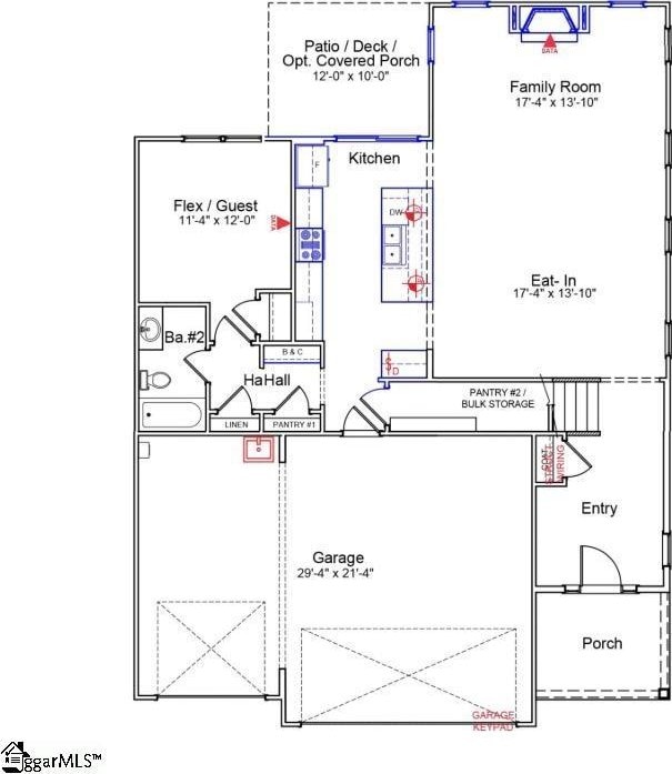 120 Shirley Store Rd Lot 3001, Anderson, SC 29621 - property floor plan