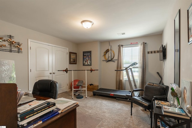 111 Crisp Cameo Ct, Greer, SC 29651 - home office featuring carpet flooring