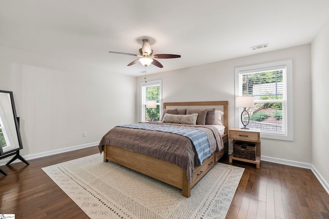 26 Briarcliff Dr, Greenville, SC 29607 - bedroom with multiple windows, dark wood-style flooring, and baseboards