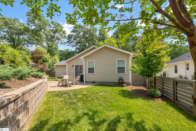 26 Briarcliff Dr, Greenville, SC 29607 - rear view of property with crawl space and a patio area