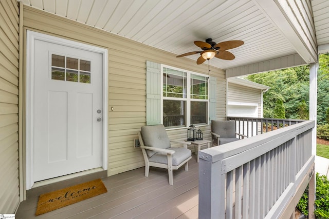 26 Briarcliff Dr, Greenville, SC 29607 - wooden terrace with a ceiling fan