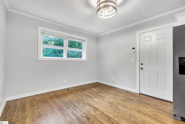 103 Cumbahee Trl, Greenville, SC 29611 - spare room featuring ornamental molding, baseboards, and wood finished floors