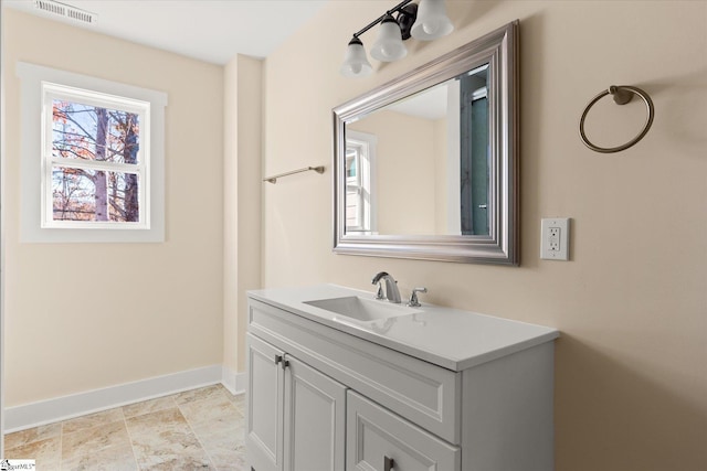 183 Wittmore Ln, Cleveland, SC 29635 - bathroom with baseboards and vanity