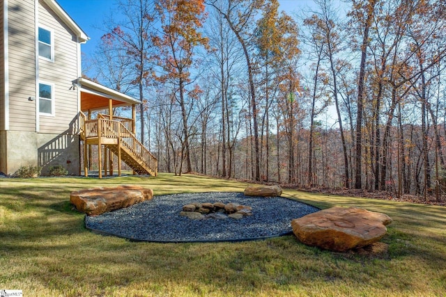 183 Wittmore Ln, Cleveland, SC 29635 - view of green lawn featuring stairway
