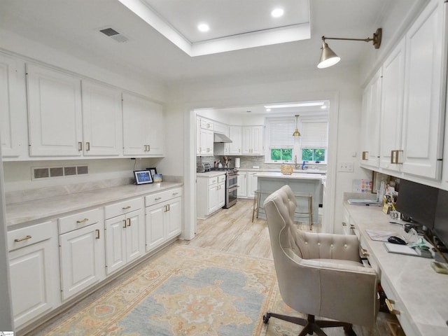 117 Montgomery Dr, Spartanburg, SC 29302 - office featuring recessed lighting and light wood-style floors
