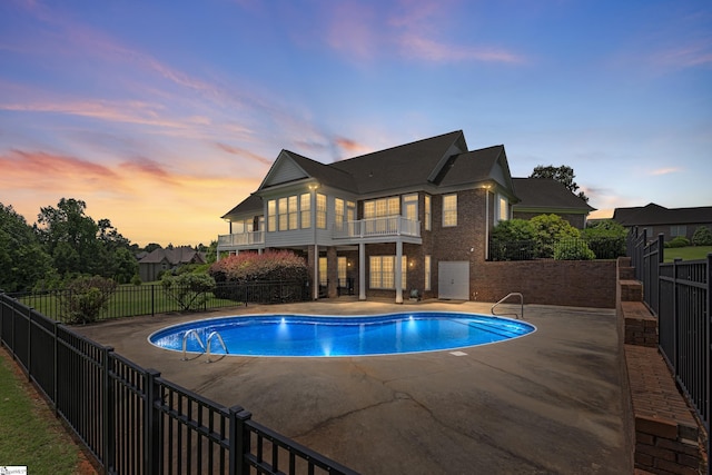 404 N Tidewater Trl, Inman, SC 29349 - view of swimming pool featuring a patio area and a fenced backyard