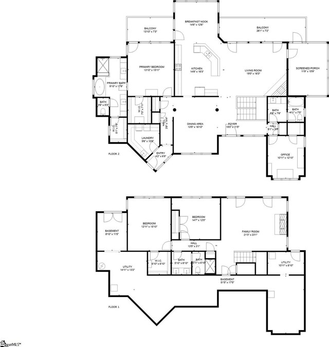 404 N Tidewater Trl, Inman, SC 29349 - property floor plan