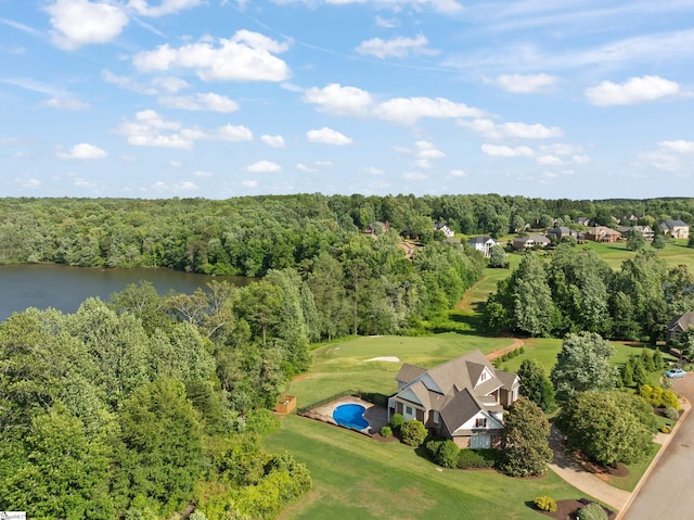 404 N Tidewater Trl, Inman, SC 29349 - bird's eye view of a large body of water and a forest
