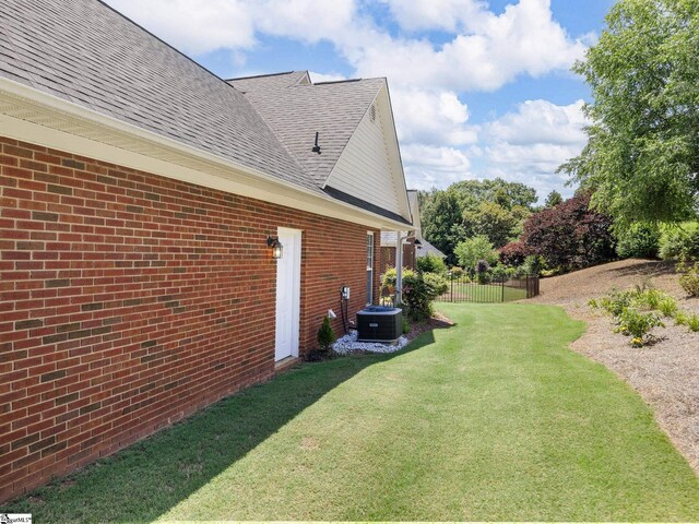 312 Terrace Hills Dr, Boiling Springs, SC 29316 - view of yard with central AC