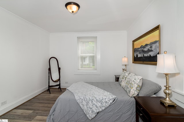 208 Arlington Avenue Unit A And B, Anderson, SC 29621 - bedroom featuring wood finished floors, crown molding, and baseboards