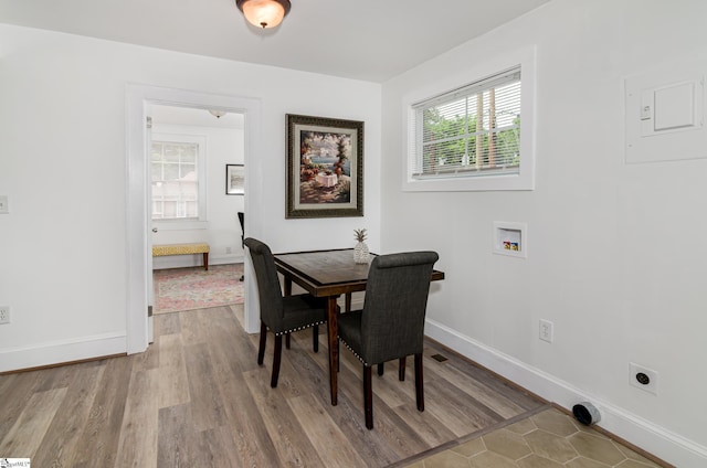 208 Arlington Avenue Unit A And B, Anderson, SC 29621 - dining space with light wood-style floors and baseboards