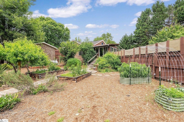298 Stamey Valley Rd, Travelers Rest, SC 29690 - view of yard featuring a vegetable garden