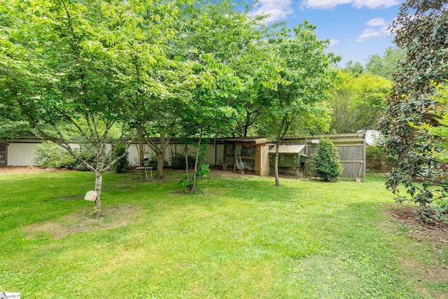 298 Stamey Valley Rd, Travelers Rest, SC 29690 - view of yard with exterior structure and an outdoor structure