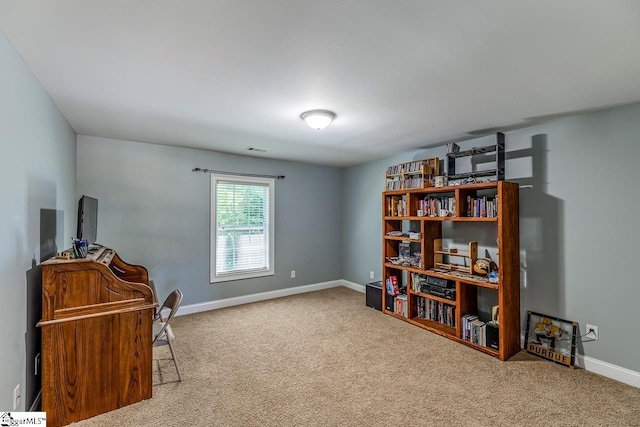 414 Mayburgh Ct, Spartanburg, SC 29301 - sitting room with carpet and baseboards