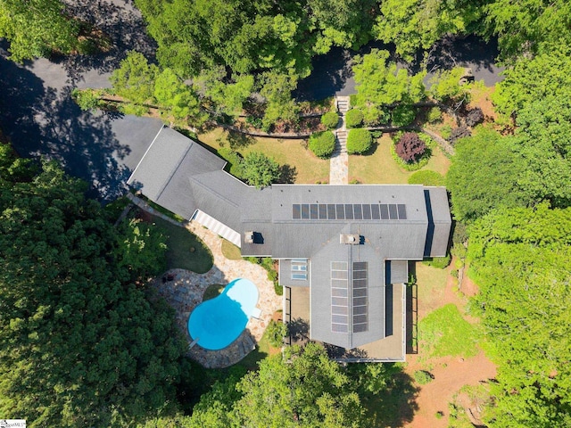 212 Middleton Shores Dr, Anderson, SC 29621 - view from above of property featuring a pool