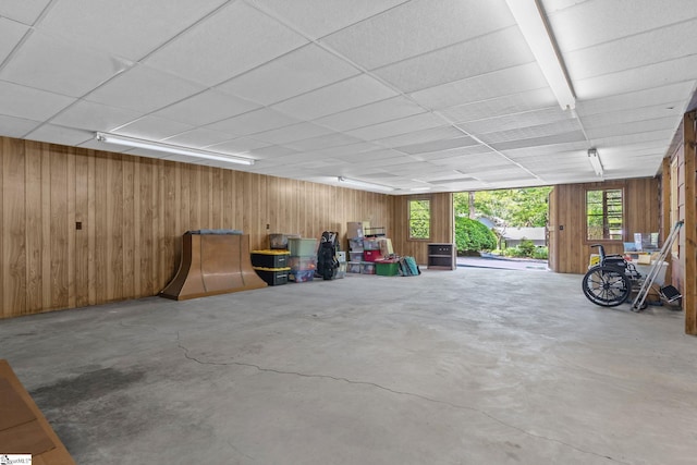 212 Middleton Shores Dr, Anderson, SC 29621 - garage featuring wood walls