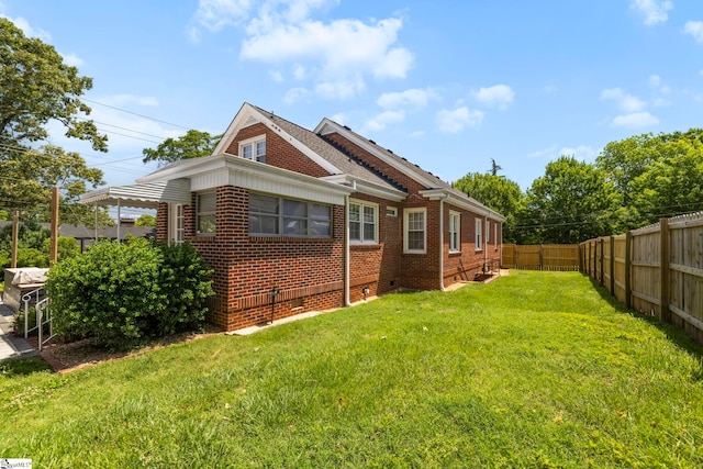 201 W Arlington Ave, Greer, SC 29650 - view of home's exterior featuring brick siding and crawl space