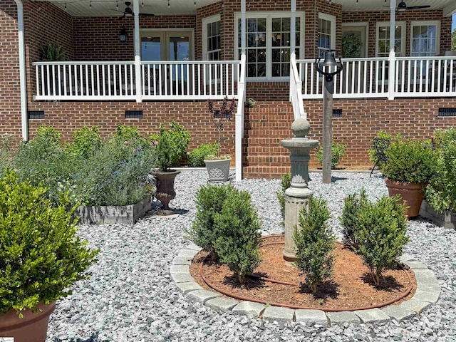 6050 Cross Anchor Rd, Enoree, SC 29335 - view of yard with ceiling fan