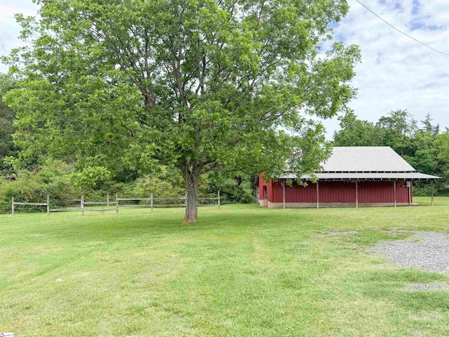 6050 Cross Anchor Rd, Enoree, SC 29335 - view of yard featuring an outdoor structure and an outbuilding