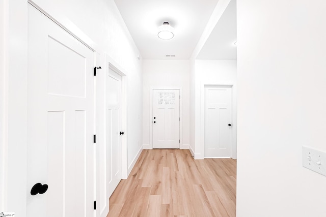 1623 Fairfield Rd, Chesnee, SC 29323 - corridor featuring light wood-type flooring and baseboards