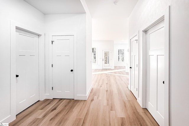 1623 Fairfield Rd, Chesnee, SC 29323 - corridor with light wood finished floors and baseboards