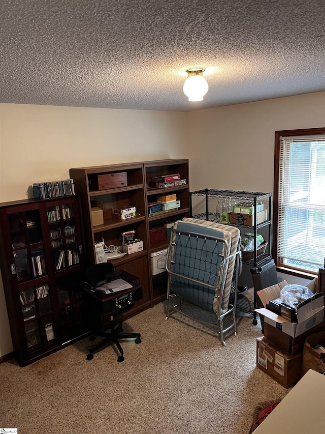 106 Stonegate Ct, Simpsonville, SC 29681 - carpeted bedroom featuring a textured ceiling