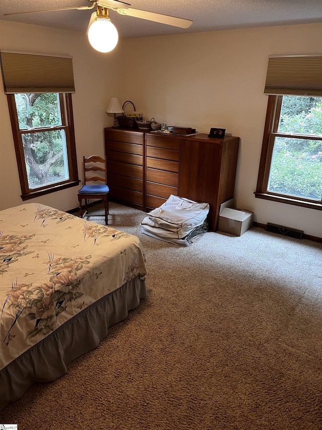 106 Stonegate Ct, Simpsonville, SC 29681 - bedroom with carpet floors and ceiling fan