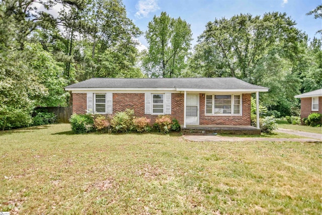 101 Benson St, Simpsonville, SC 29681 - ranch-style house featuring brick siding