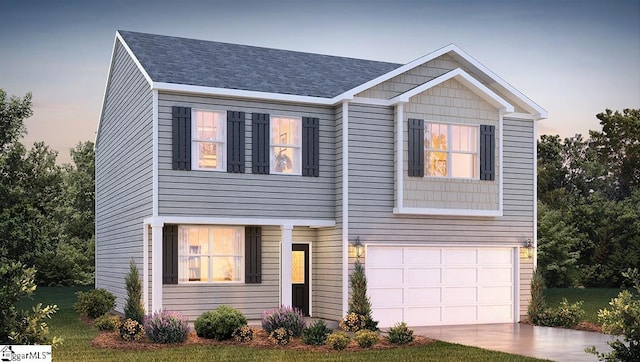 27 Zoey Dr, Anderson, SC 29621 - view of front of property featuring concrete driveway and an attached garage