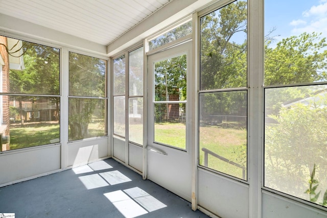 202 E Green St, Iva, SC 29655 - unfurnished sunroom featuring plenty of natural light