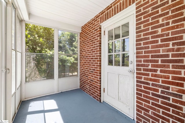 202 E Green St, Iva, SC 29655 - unfurnished sunroom with healthy amount of natural light