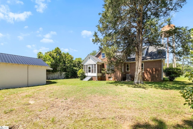 202 E Green St, Iva, SC 29655 - view of grassy yard featuring entry steps