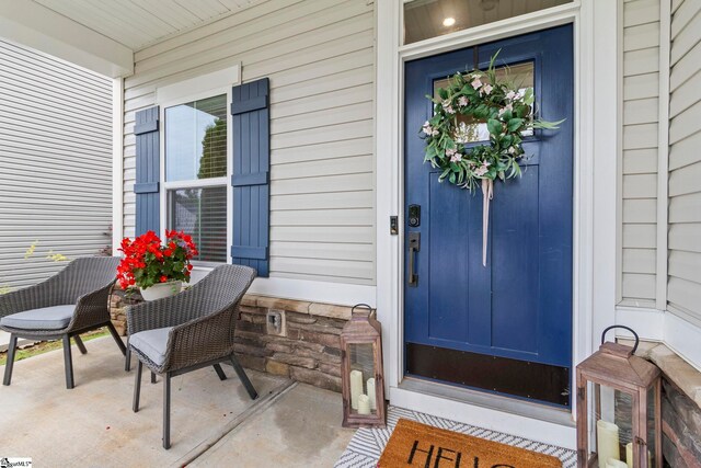 311 Sandusky Ln, Simpsonville, SC 29680 - view of exterior entry with covered porch
