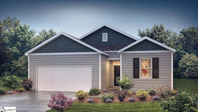3299 Cypress Hollow Dr Lot 0174, Moore, SC 29369 - craftsman-style house with a garage and driveway