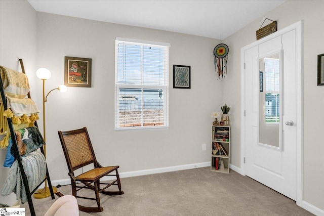 275 Ralston Rd, Greer, SC 29651 - sitting room with plenty of natural light, carpet floors, and baseboards