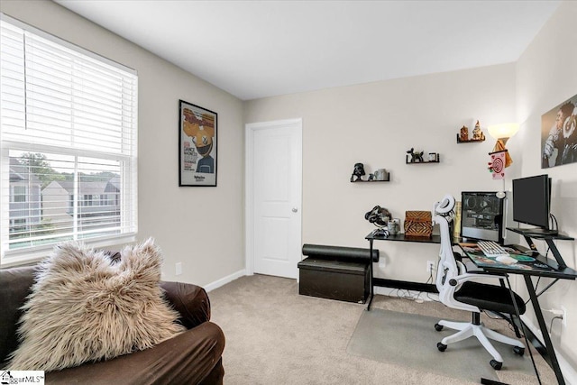 275 Ralston Rd, Greer, SC 29651 - office with light carpet and baseboards