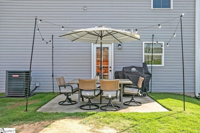 275 Ralston Rd, Greer, SC 29651 - view of patio featuring central AC