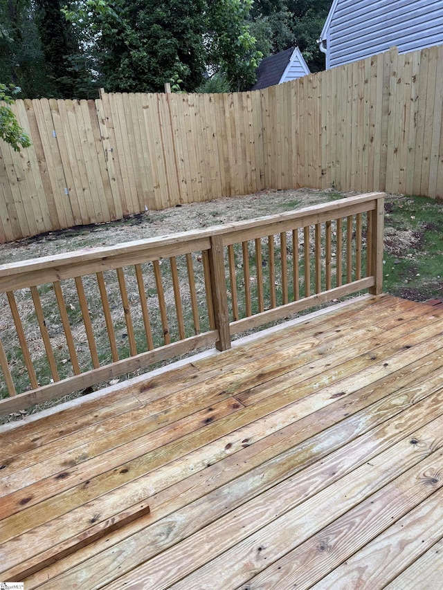 122 Franklin Dr, Central, SC 29630 - deck with a fenced backyard