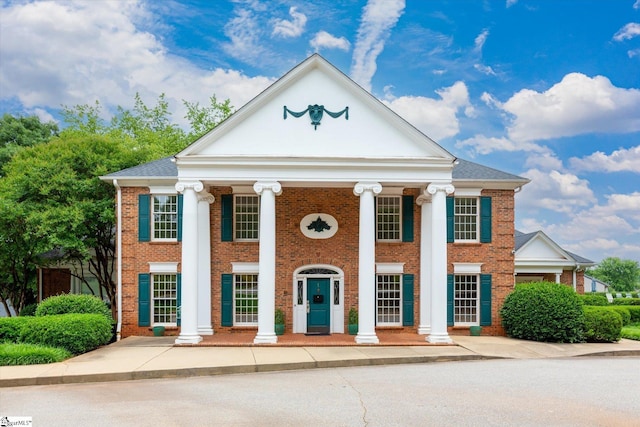 124 Bascom Ct, Greer, SC 29650 - neoclassical home with brick siding