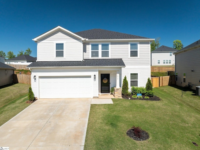 1019 Appalachian Dr, Moore, SC 29369 - traditional home featuring a garage, concrete driveway, and a shingled roof