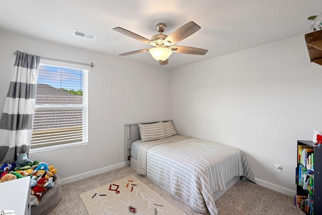 1019 Appalachian Dr, Moore, SC 29369 - carpeted bedroom with baseboards and ceiling fan