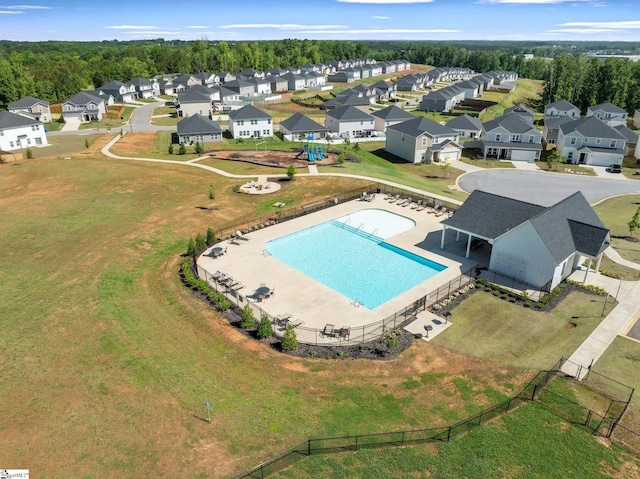 1019 Appalachian Dr, Moore, SC 29369 - aerial perspective of suburban area with a pool