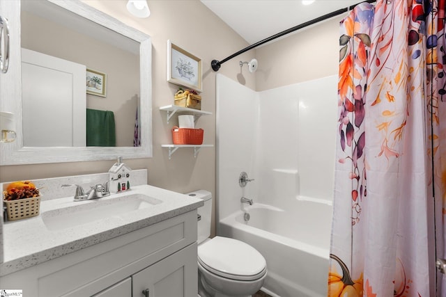 101 Sunrise Rd, Spartanburg, SC 29302 - full bath featuring toilet, shower / bathtub combination with curtain, and vanity